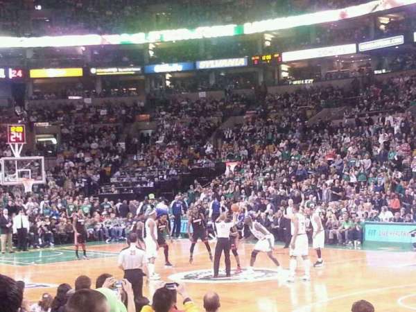 TD Garden, section: 10, row: 5, seat: 5