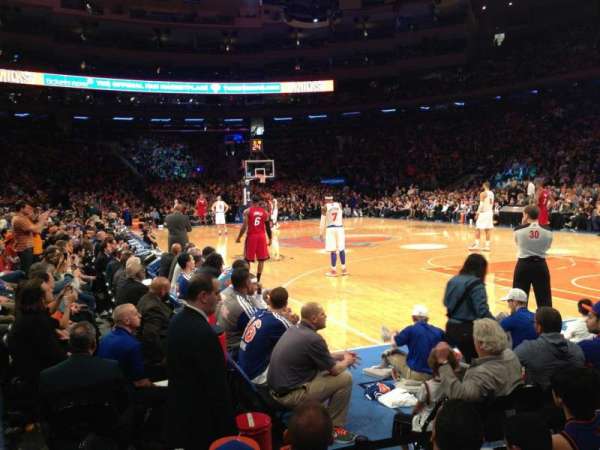 Madison Square Garden, section: 7, row: 3, seat: 1