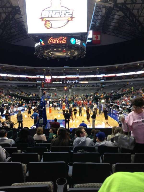 American Airlines Center, section: 112, row: B, seat: 9