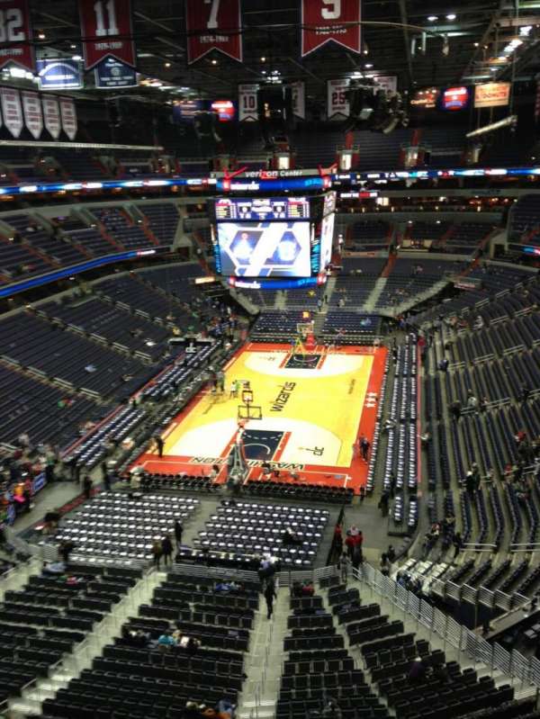 Capital One Arena, section: 411, row: G, seat: 1