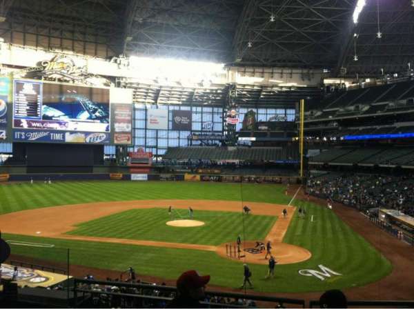 American Family Field, section: 221, row: 5, seat: 8