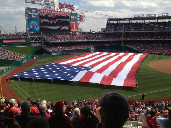 Nationals Park, section: 202, row: L, seat: 1