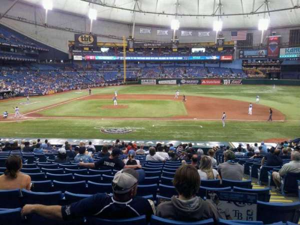 Tropicana Field, section: 116, row: GG, seat: 8