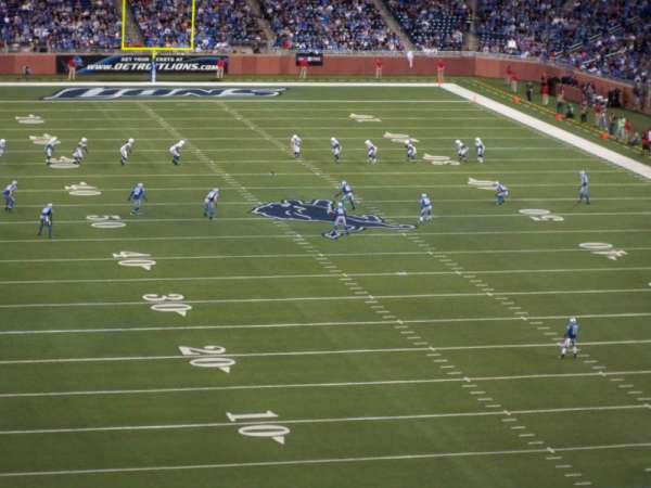 Ford Field, section: 342, row: 2, seat: 17