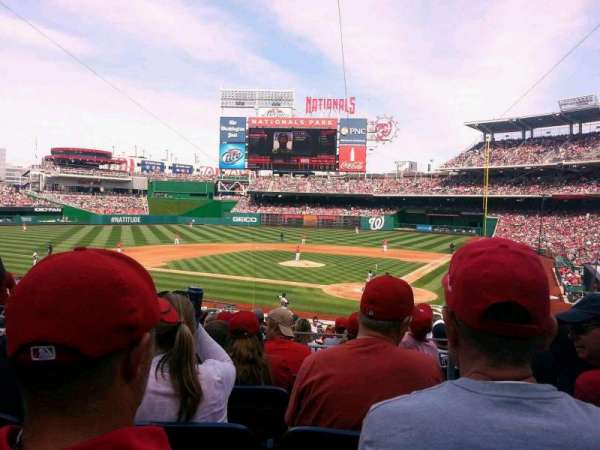 Nationals Park, section: 120, row: P, seat: 5