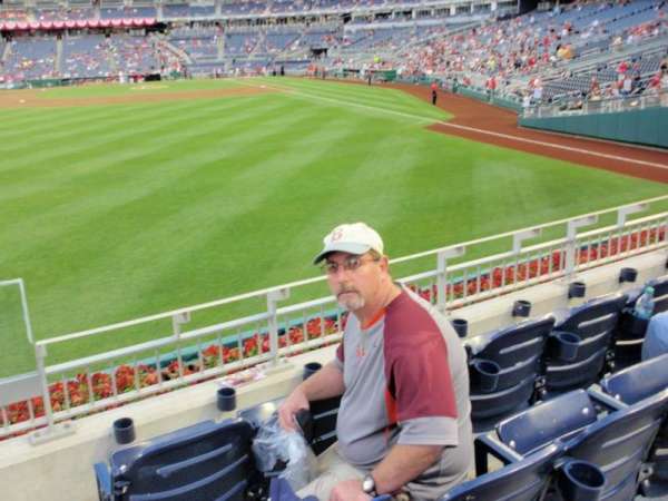 Nationals Park, section: 105, row: B, seat: 1