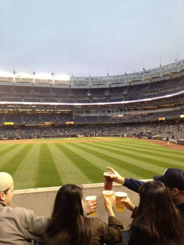 Yankee Stadium, section: 135, row: 3, seat: 10