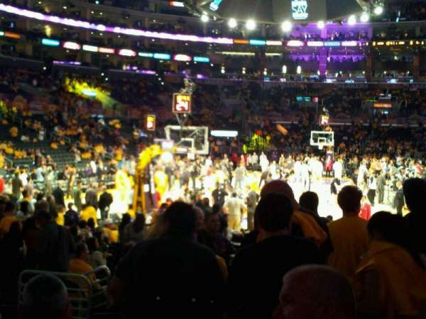 Crypto.com Arena, section: 106, row: 10, seat: 4