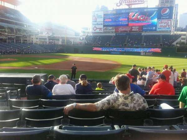 Progressive Field, section: 138, row: Q, seat: 8