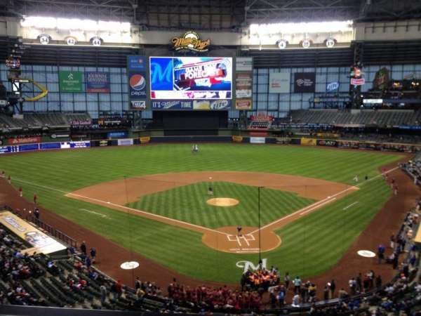 American Family Field, section: 414, row: 11, seat: 17