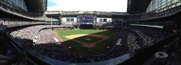 American Family Field, section: 330, row: 1, seat: 1