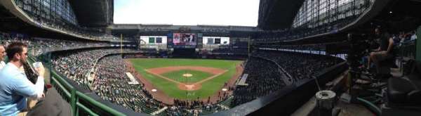 American Family Field, section: 330, row: 1, seat: 1