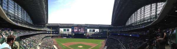 American Family Field, section: 330, row: 1, seat: 1