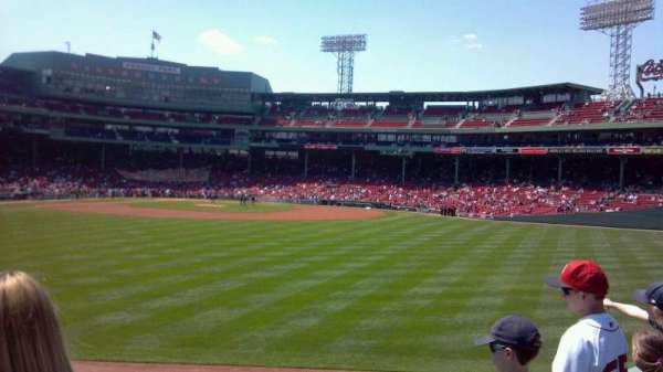 Fenway Park, section: Bleacher 37, row: 2