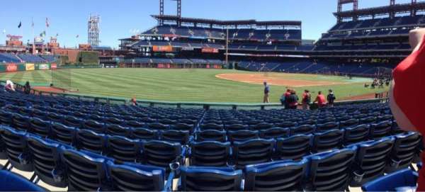 Citizens Bank Park, section: 135, row: 13, seat: 9