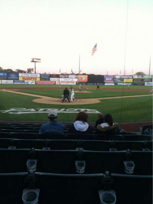 TD Bank Ballpark, section: 101, row: J, seat: 4