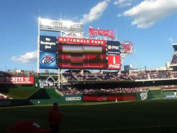 Nationals Park, section: 111, row: g, seat: 7