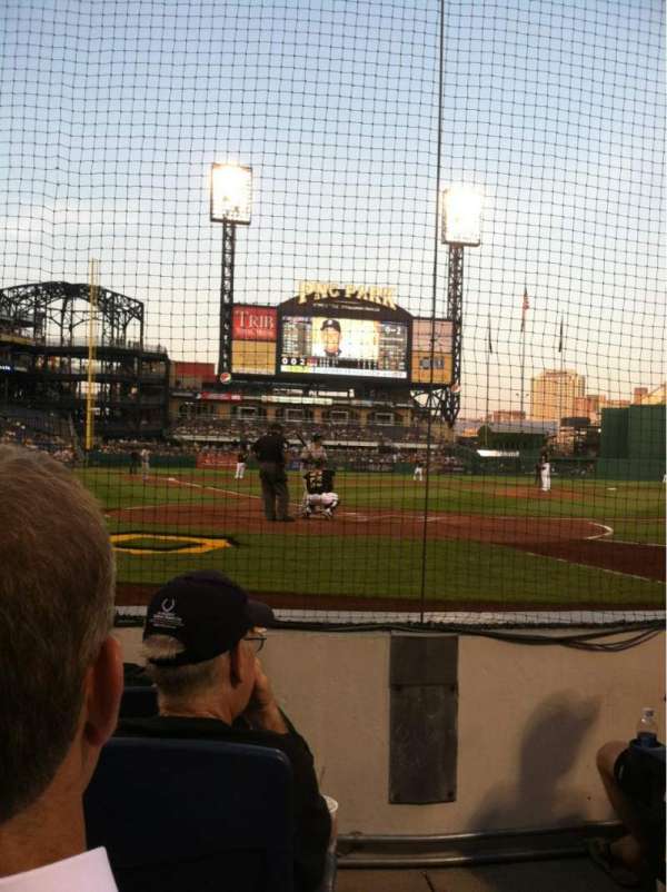 PNC Park, section: 15, row: D, seat: 1