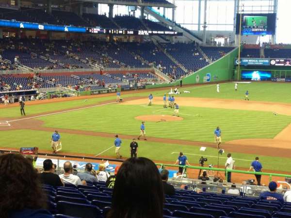 LoanDepot Park, section: 8, row: 14, seat: 11