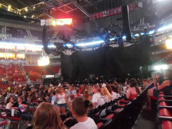 KFC Yum! Center, section: 106, row: D, seat: 19