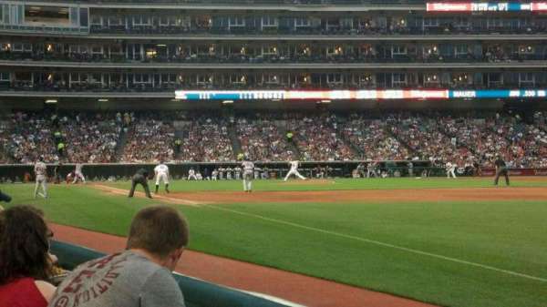Progressive Field, section: 131, row: B