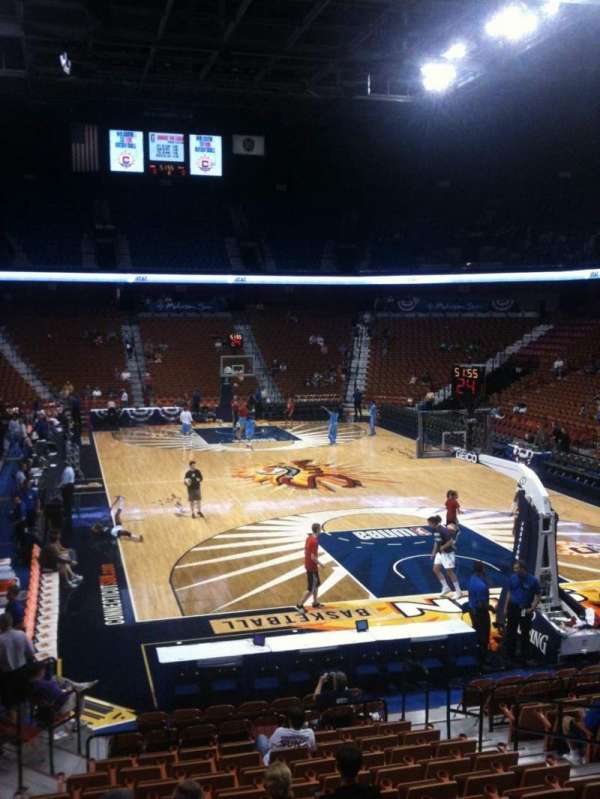 Mohegan Sun Arena, section: 12, row: Q, seat: 9