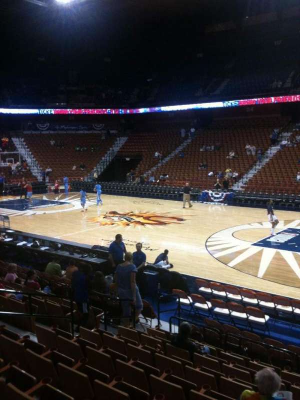 Mohegan Sun Arena, section: 14, row: L, seat: 6