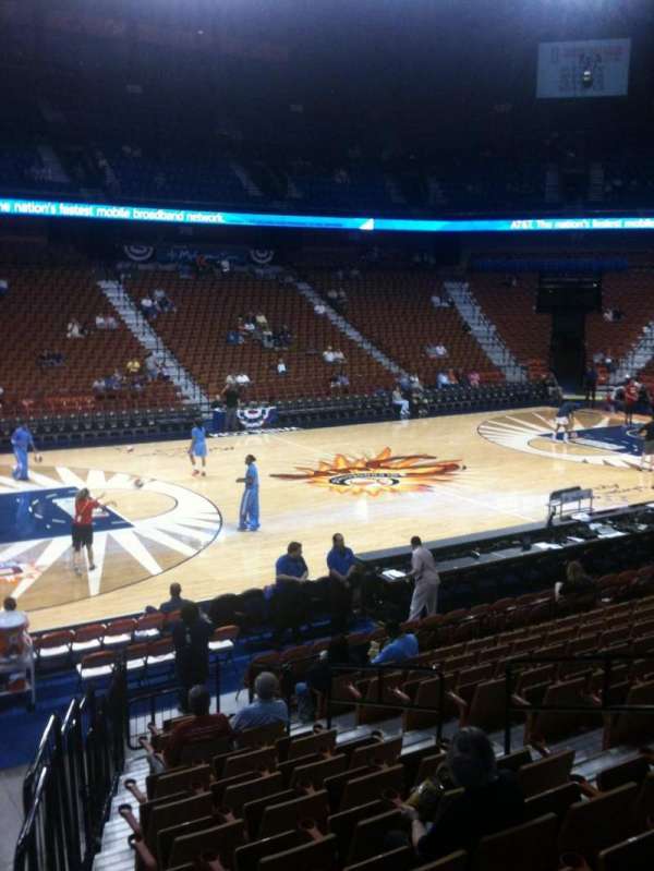 Mohegan Sun Arena, section: 17, row: P, seat: 9