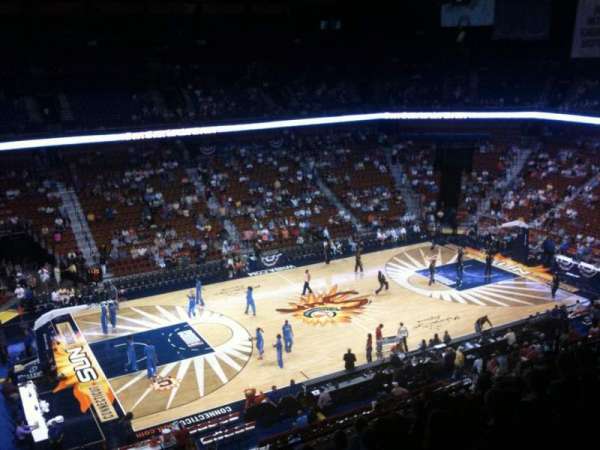 Mohegan Sun Arena, section: 108, row: L, seat: 19