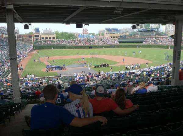 Wrigley Field, section: 221, row: 19, seat: 1