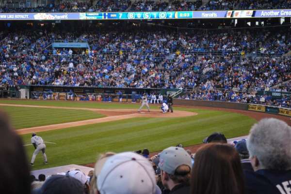 Kauffman Stadium, section: 116, row: T, seat: 1
