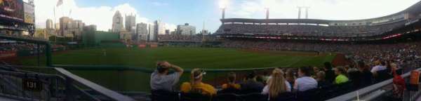 PNC Park, section: 131, row: a, seat: 17