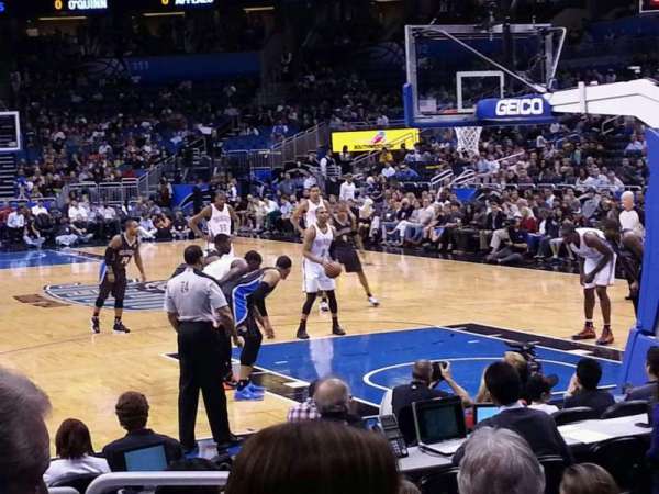 Kia Center, section: 102, row: 4, seat: 8