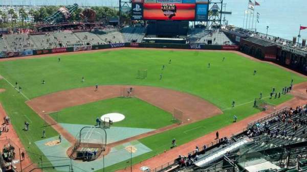 Oracle Park, section: VR313, row: 12, seat: 16
