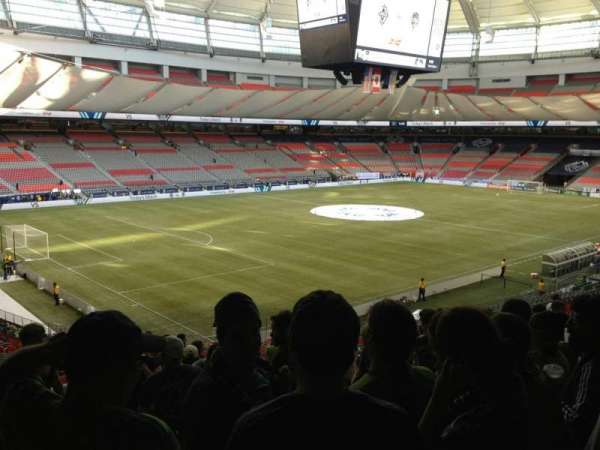 BC Place, section: 221, row: RR, seat: 9