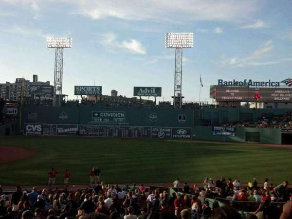 Fenway Park, section: Loge Box 98, row: DD, seat: 4