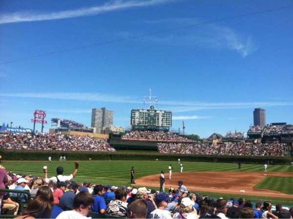 Wrigley Field, section: 111, row: 4, seat: 17