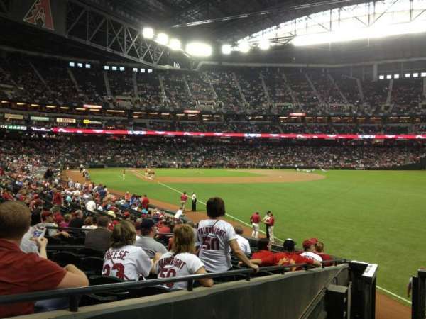 Chase Field, section: 108, row: 25, seat: 11