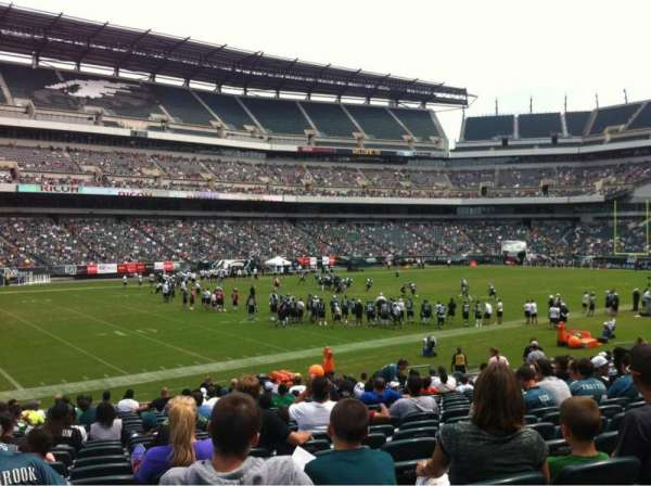 Lincoln Financial Field, section: 135, row: 21, seat: 18
