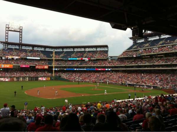 Citizens Bank Park, section: 134, row: 39, seat: 4