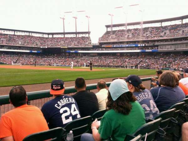 Comerica Park, section: 138, row: 3, seat: 14