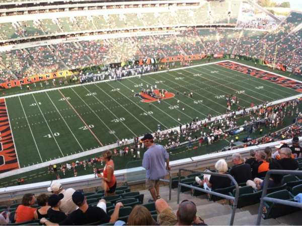 Paycor Stadium, section: 314, row: 10, seat: 3