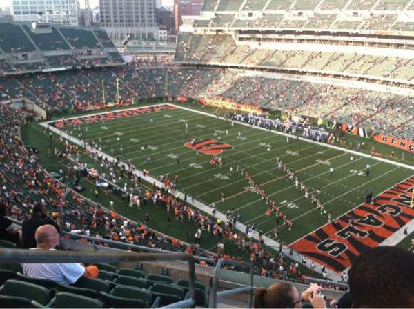 Paycor Stadium, section: 303, row: 7, seat: 14