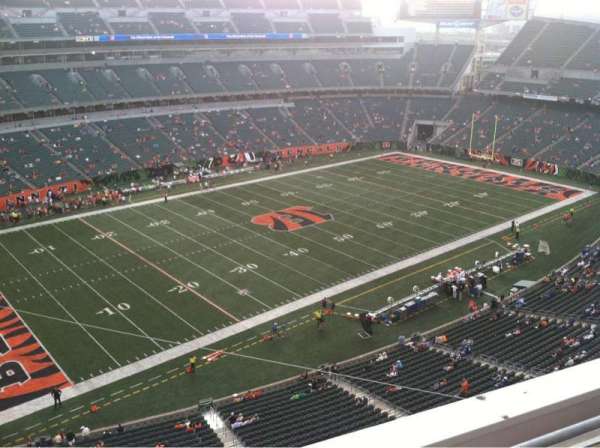 Paycor Stadium, section: 345, row: 2, seat: 10