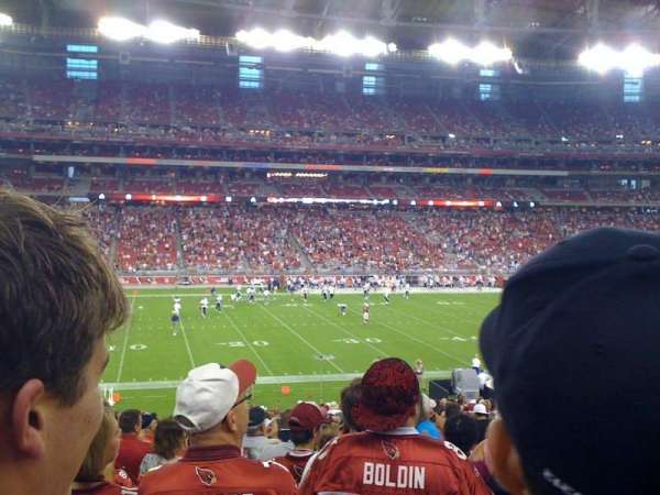 State Farm Stadium, section: 112, row: 25, seat: 9