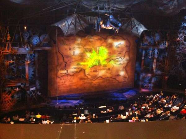 Gershwin Theatre, section: Front Mezzanine L, row: A, seat: 9