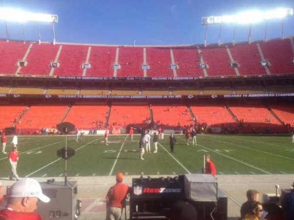 Arrowhead Stadium, section: 119, row: 2, seat: 5