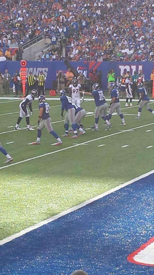 MetLife Stadium, section: 108, row: 7, seat: 14