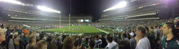 Lincoln Financial Field, section: 130, row: 20
