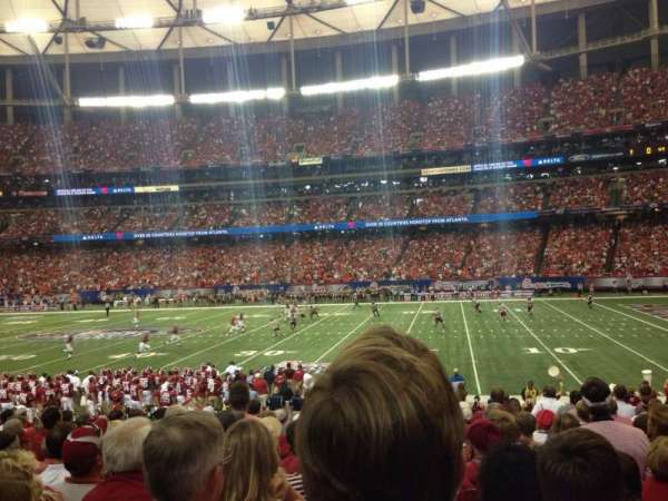 Georgia Dome, section: 115, row: 17, seat: 11